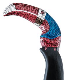 Decor and Gift 23-004-03 Статуэтка «Тукан» дерево+стекл.мозаика 100 см