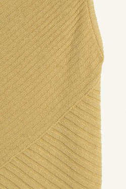 ZARA ТОП С КРУГЛЫМ ВЫРЕЗОМ, ЦВЕТ СЛИВОЧНОГО МАСЛА