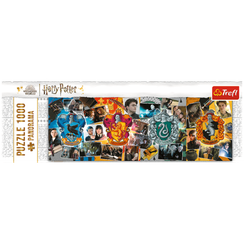 Puzzle "1000 Panorama" - Four Houses of Hogwart / Warner Harry Potter
