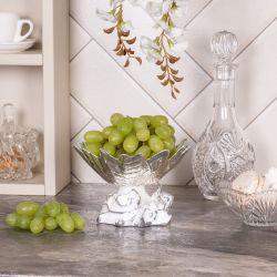 Фруктовница-конфетница Орхидея Лайм Серебро