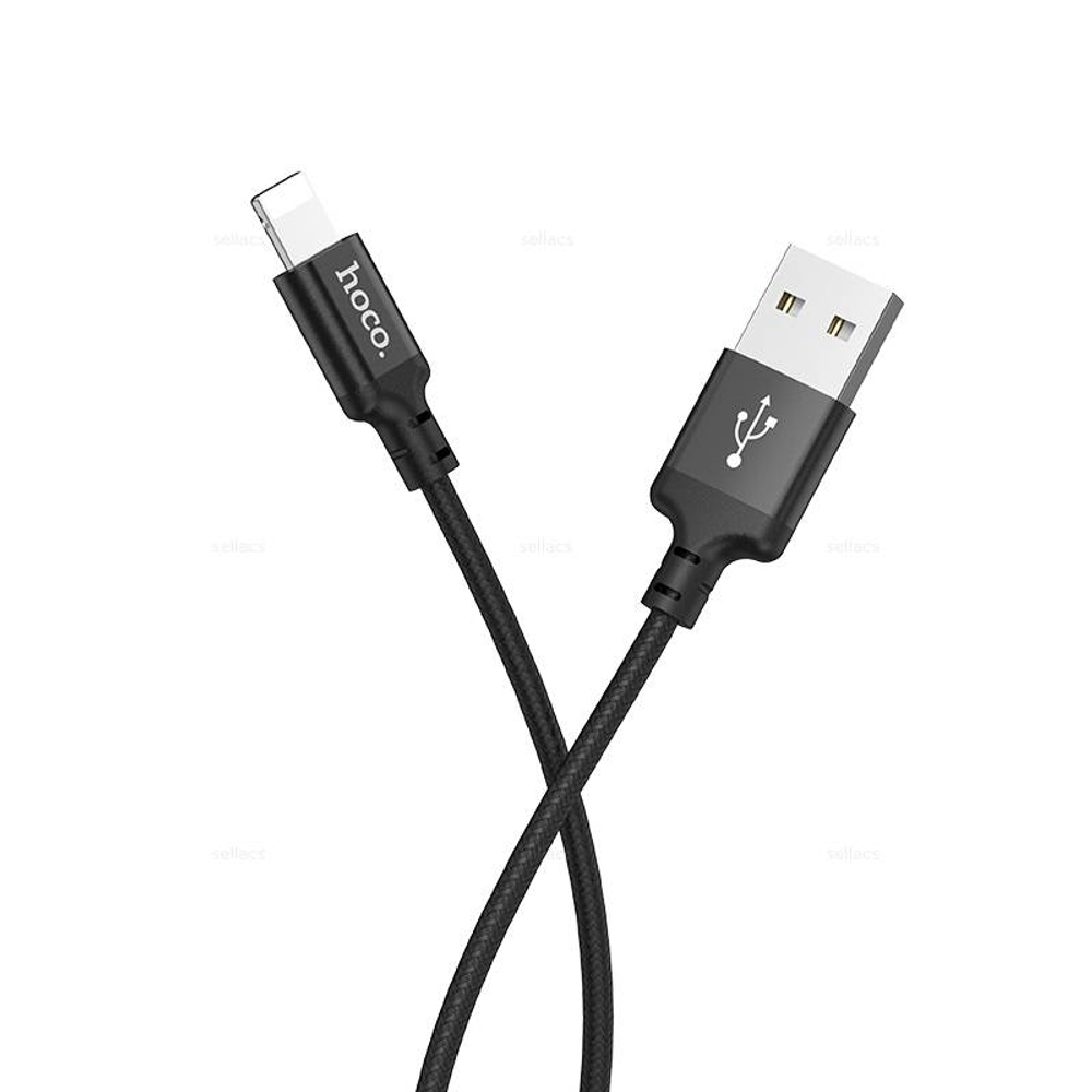 Кабель USB на Lightning Hoco X14 (2m) (black) (Краснодар склад)