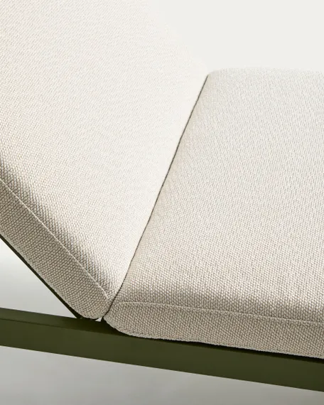 Шезлонг Kionia из зеленого алюминия