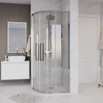 Душевой уголок Grossman Cosmo 80х80 301.K33.02.8080.10.00 профиль Хром стекло прозрачное