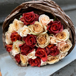 Античный микс — букет интерьерных и ароматных роз