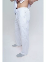 Брюки медицинские мужские спецодежда TZ610-WHT