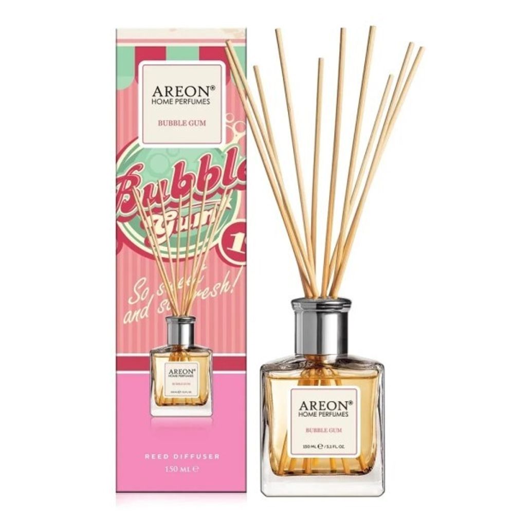 Ароматизатор бытовой 150 мл  AREON HOME PERFUME STICKS  Бабл Гамм (AREON)