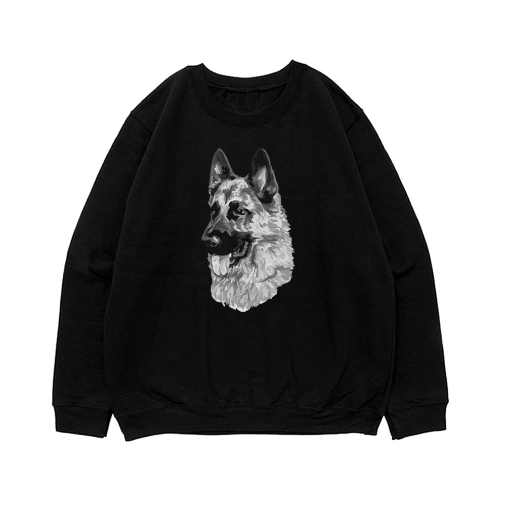 Свитшот "Немецкая овчарка ЧБ"