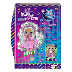 L.O.L. SURPRISE - Кукла LOL Tweens Kitty K + 10 аксессуаров Neon Pop Stars 120667