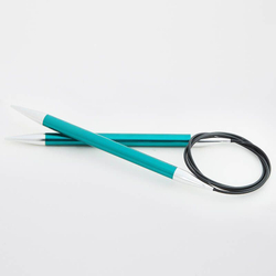 Спицы круговые Zing, 8мм/80см, KnitPro,(47136)