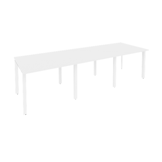 Onix Стол переговорный O.MP-PRG-3.1 Белый Бриллиант/Металл Белый 2940*980*750