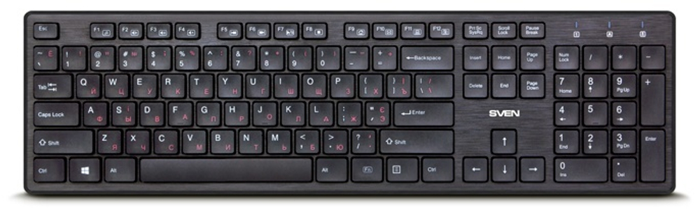 Клавиатура SVEN KB-E5800W черный