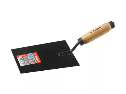 Кельма Зубр Мастер, деревянная усиленная ручка, Трапеция, КО