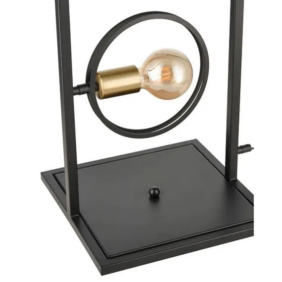 Торшер Speed, 3x60Вт E27, цвет чёрный, золото