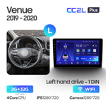 Teyes CC2L Plus 9" для Hyundai Venue 2019-2020