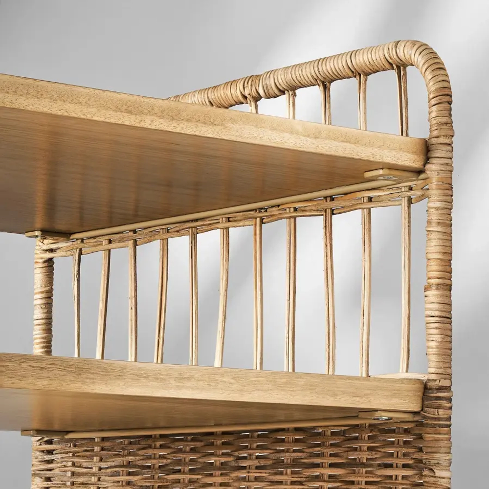 Тележка на колесах-FRYKSÅS IKEA /ФРИКСОС ИКЕА, ротанг, 37х53 см