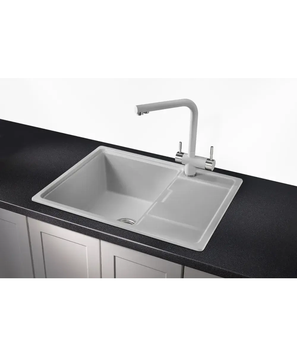 Кухонная мойка Kuppersberg ROYS 50 NL 1B1D GREY ROCK фото 2