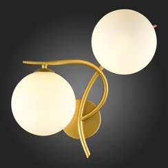 SLE2210-201-02 Светильник настенный Золотистый/Белый G9 LED 2*5W ARTU