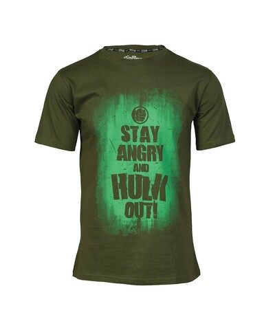 Marvel AVAS hulk Slogan футболка - L