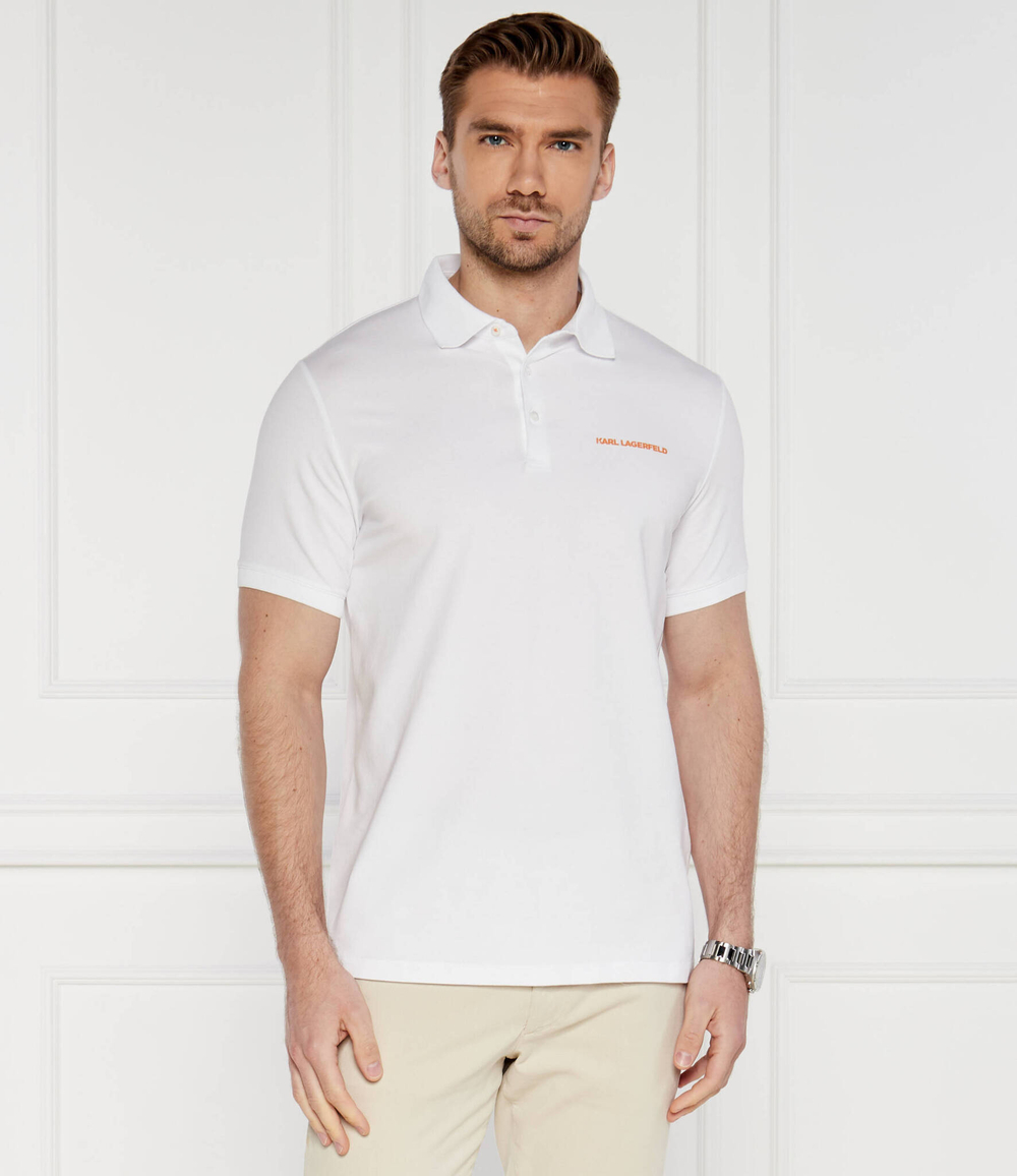 Поло Karl Lagerfeld - белый(745401 543221)