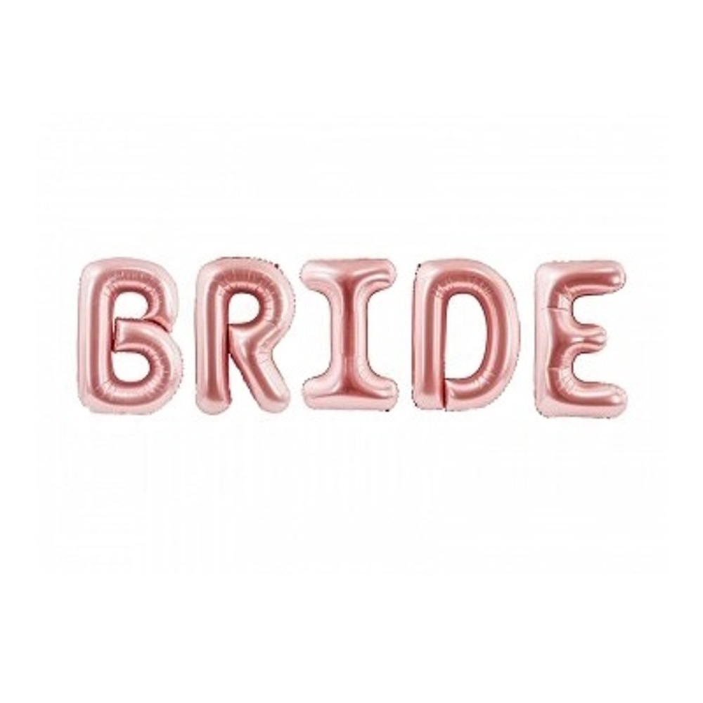 BRIDE Розовое золото, набор букв