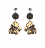 Серьги Ester Bijoux Гортензия F678C-G BR