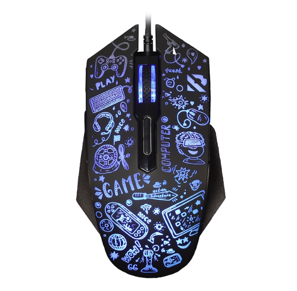 Мышь игровая проводная Smartbuy RUSH X15 черная