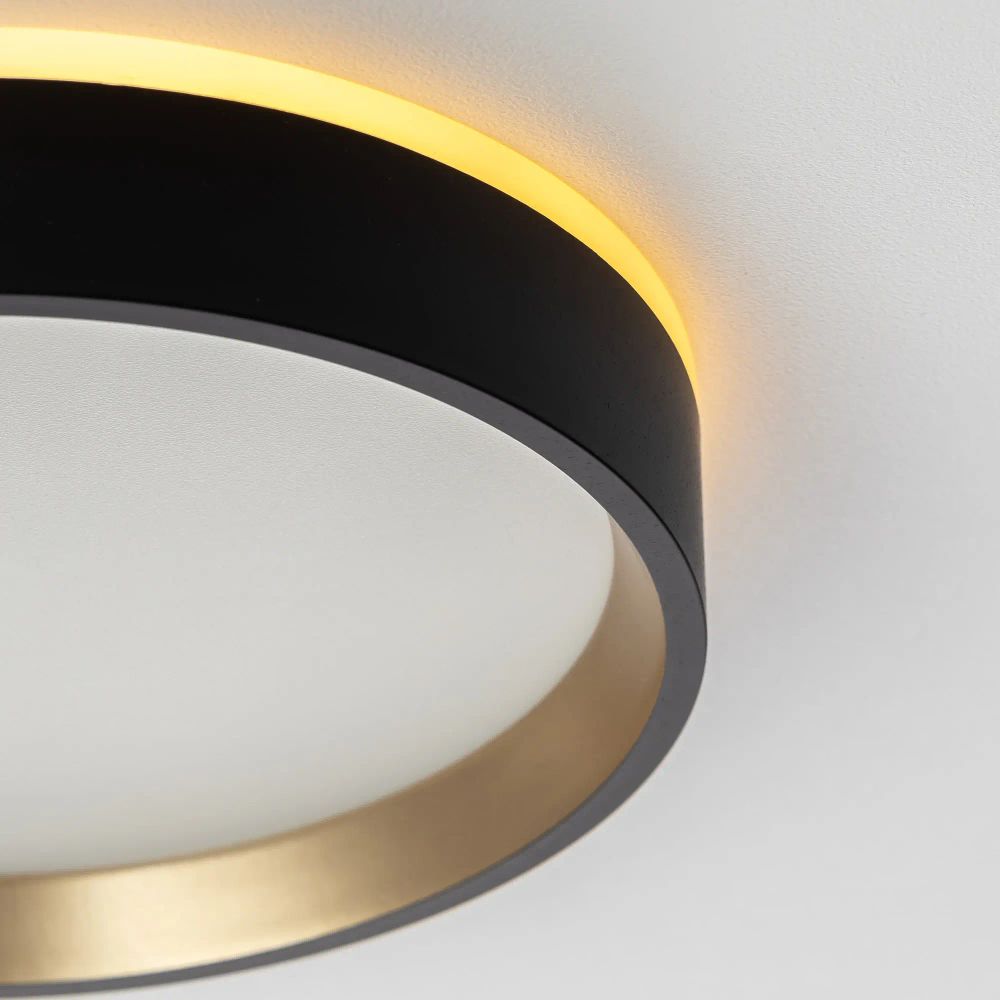 Citilux ETALON CL750181 LED Светильник с подсветкой Чёрный+Золото