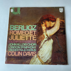 Винтажная виниловая пластинка LP Berlioz Берлиоз, John Alldis Choir, London Symphony Orchestra and Chorus, Colin Davis Ромео и Джульетта Romeo Et Juliette (Англия 1973)