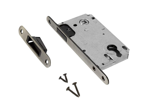 Замок врезной 5300-М-С магнитный под ЦМ СР хром