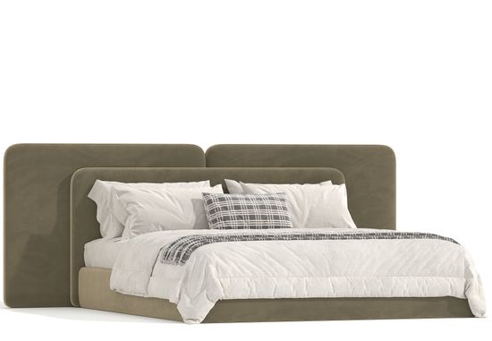 Кровать Амбрера c широким изголовьем