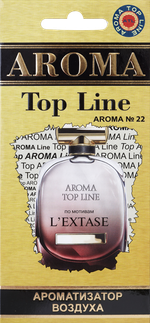 Ароматизатор для автомобиля AROMA TOP LINE №22 EXTASE картон