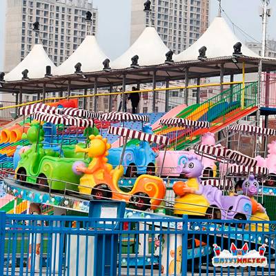 Страшные американские горки «Солнечный патруль», 9 кабин 18 мест, 16×8×2 м