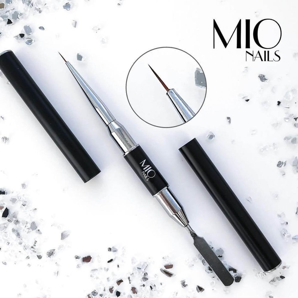Mio Nails Кисть 7 тонкая двухсторонняя