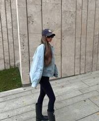 Удлинённый бомбер DENIM