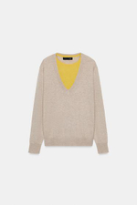 Вязаный свитер с добавлением шерсти - ZARA