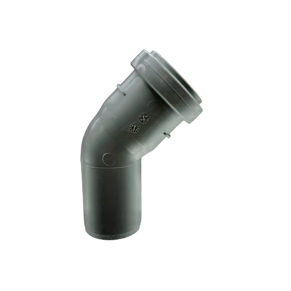 Отвод канализационный TEBO Ø40x45°