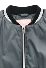 Куртка-бомбер для девочки Pulka, цвет мокрый асфальт