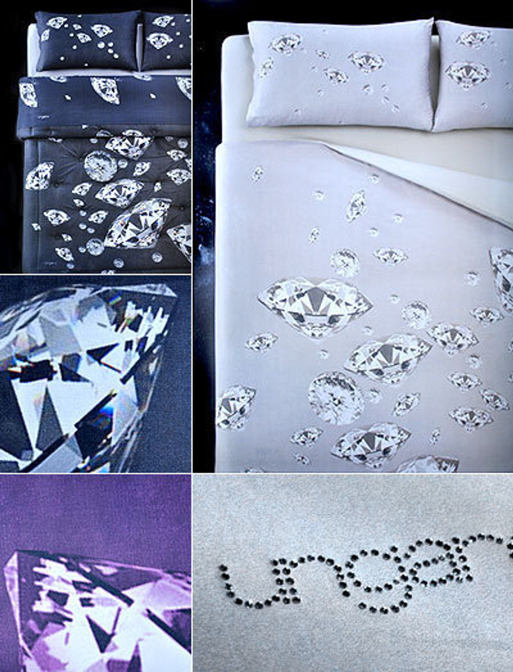 Постельное белье 2 спальное евро Emanuel Ungaro Van Cleef серое