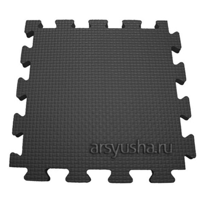 Коврик-пазл BABYPUZZ (4 плиты 50x50x1см, 1кв.м./уп) Черный от 100 шт.
