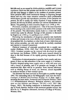 Parasites of North American Freshwater Fishes | G.L. Hoffman