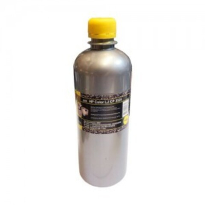 Тонер для HP Color LJ CP 3525/3530/4025/4525/M551 (140гр, Polyester, TMC040, IMEX) желтый Silver ATM