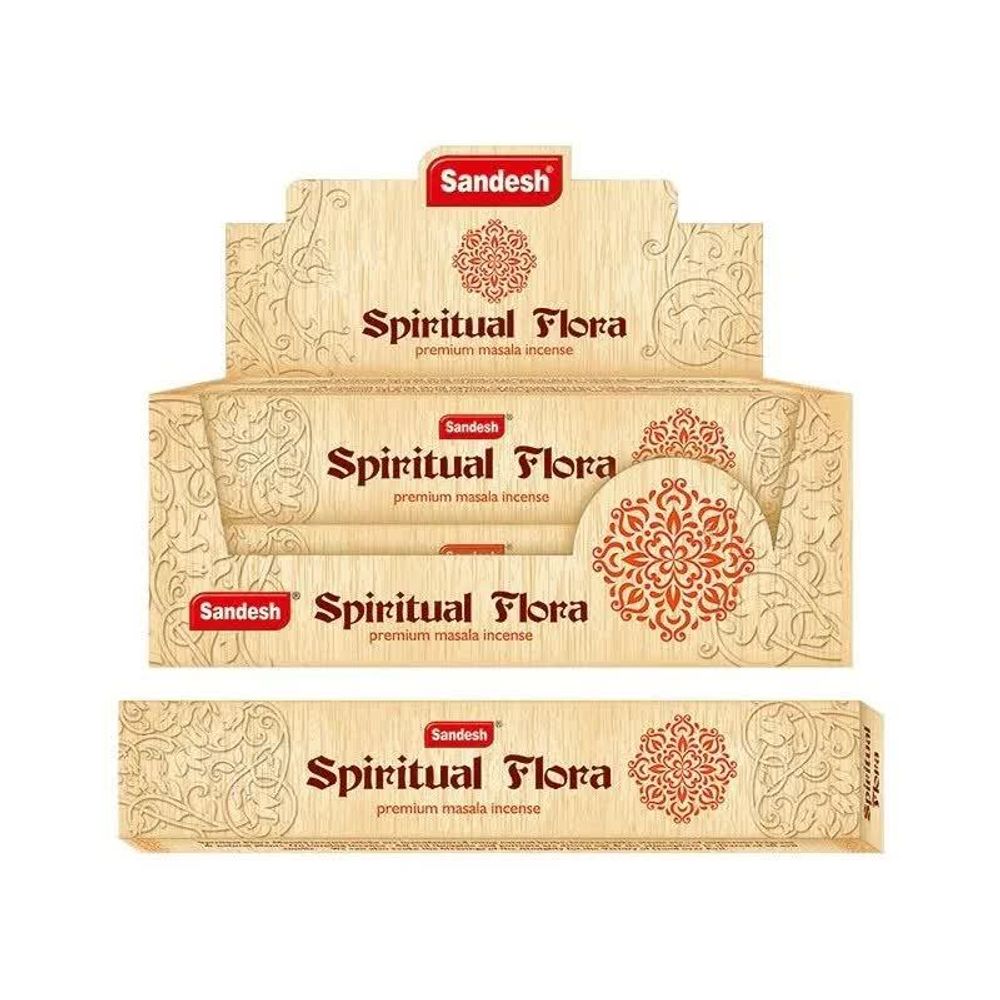Sandesh Spiritual Flora Premium Благовоние-масала Духовная Флора 15 г