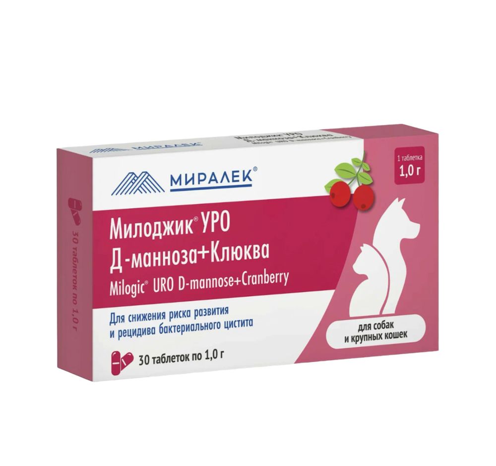 Милоджик УРО D-манноза + клюква