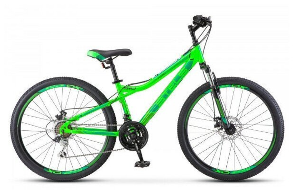 Велосипед 26" STELS Navigator-510 MD  р.14" V010   Неоновый-зеленый