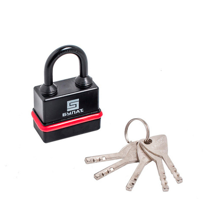 Замок навесной Булат ВС 3-Н55 ПЛ всепогодный 5кл d=8мм