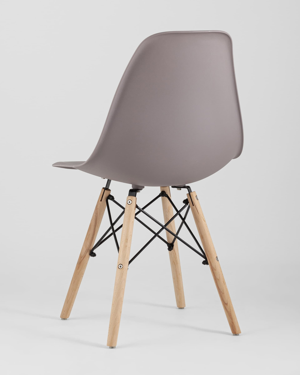 Стул Eames Style DSW темно-серый (разборный каркас)