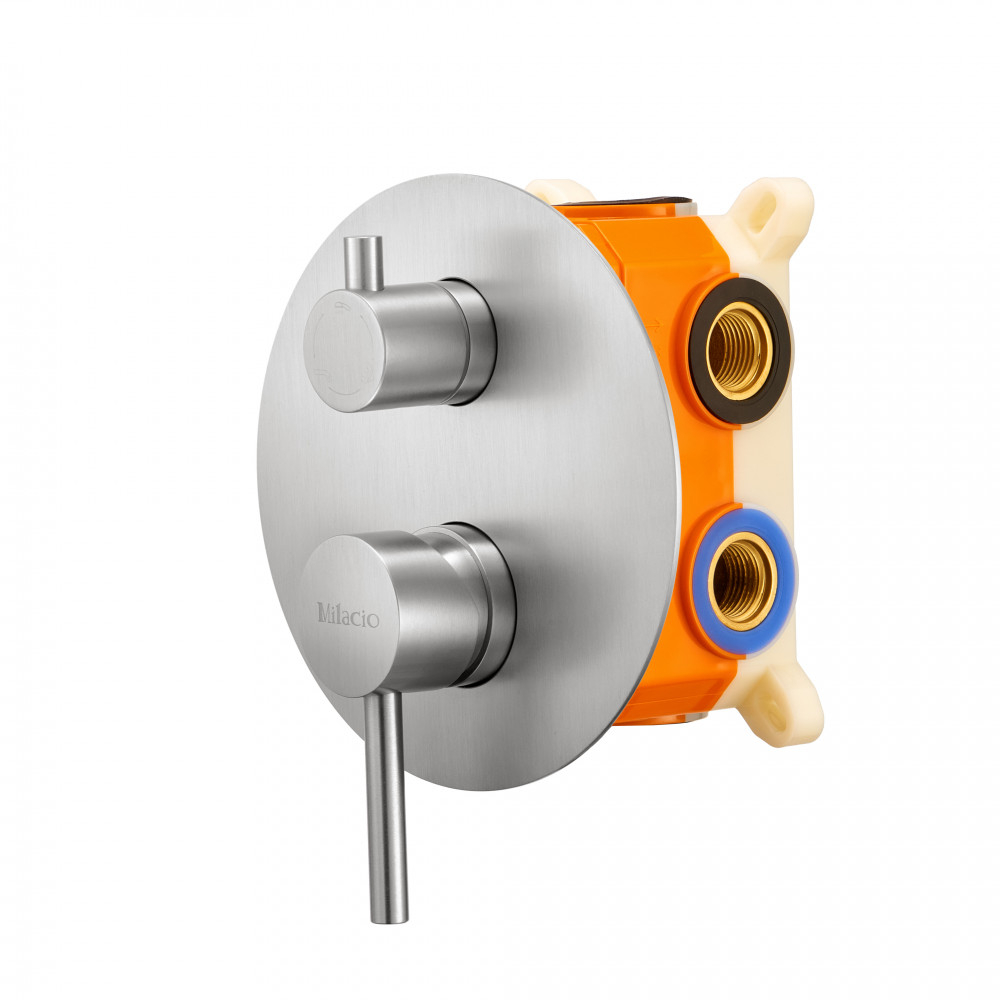 Душевая система встраиваемая Milacio Ultra MCU.150.SS сталь нержавеющая