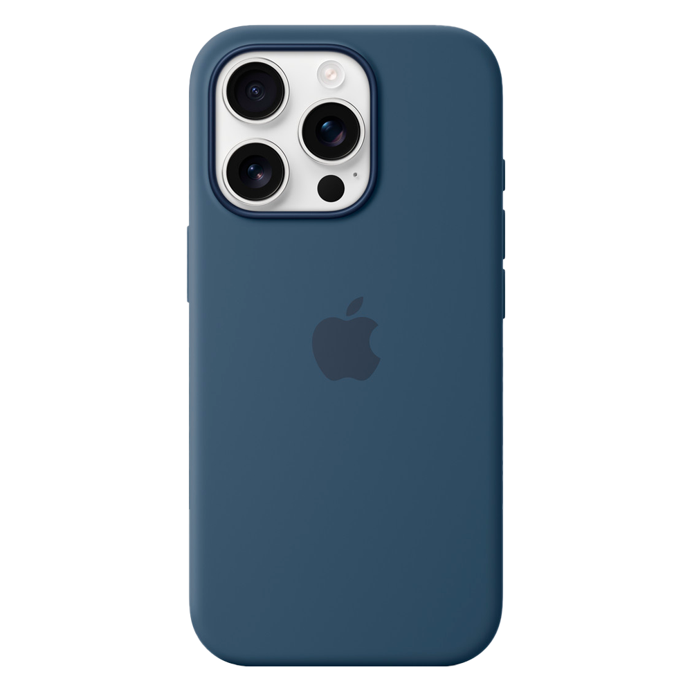 Силиконовый чехол с поддержкой MagSafe Apple Silicone Case для iPhone 16 Pro, Denim (Деним)