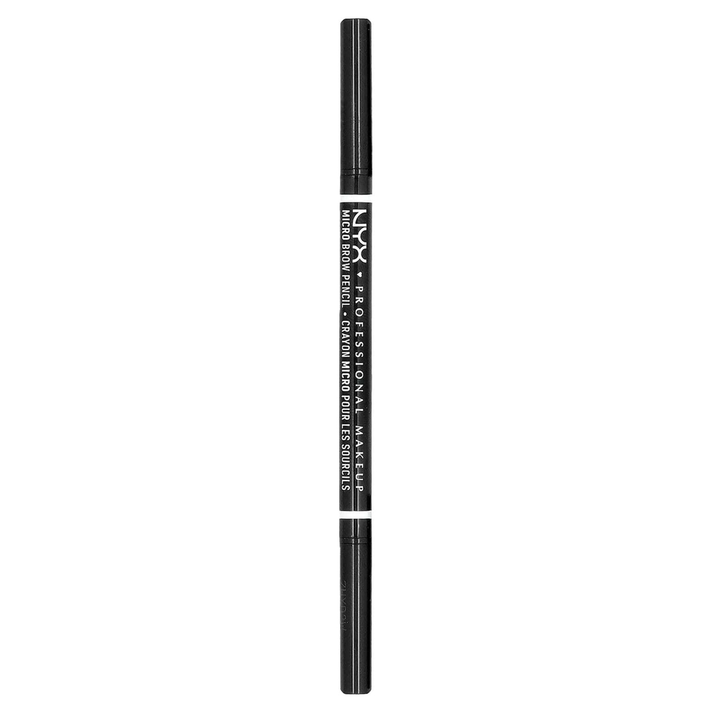 NYX Professional Makeup, Micro Brow Pencil, 08 черный, 0,09 г (0,003 унции)