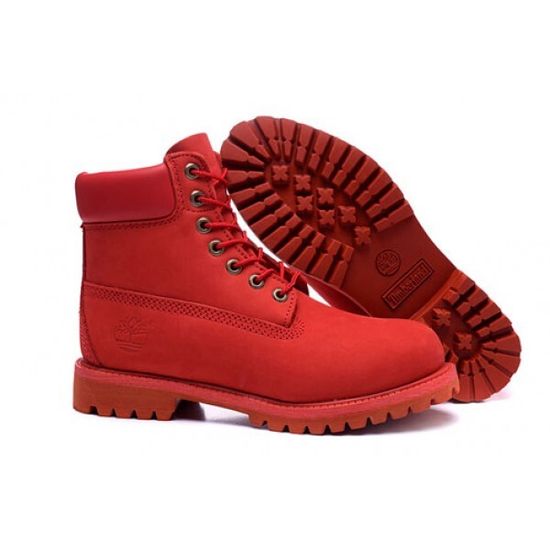 Кроссовки Timberland Classic Red с мехом